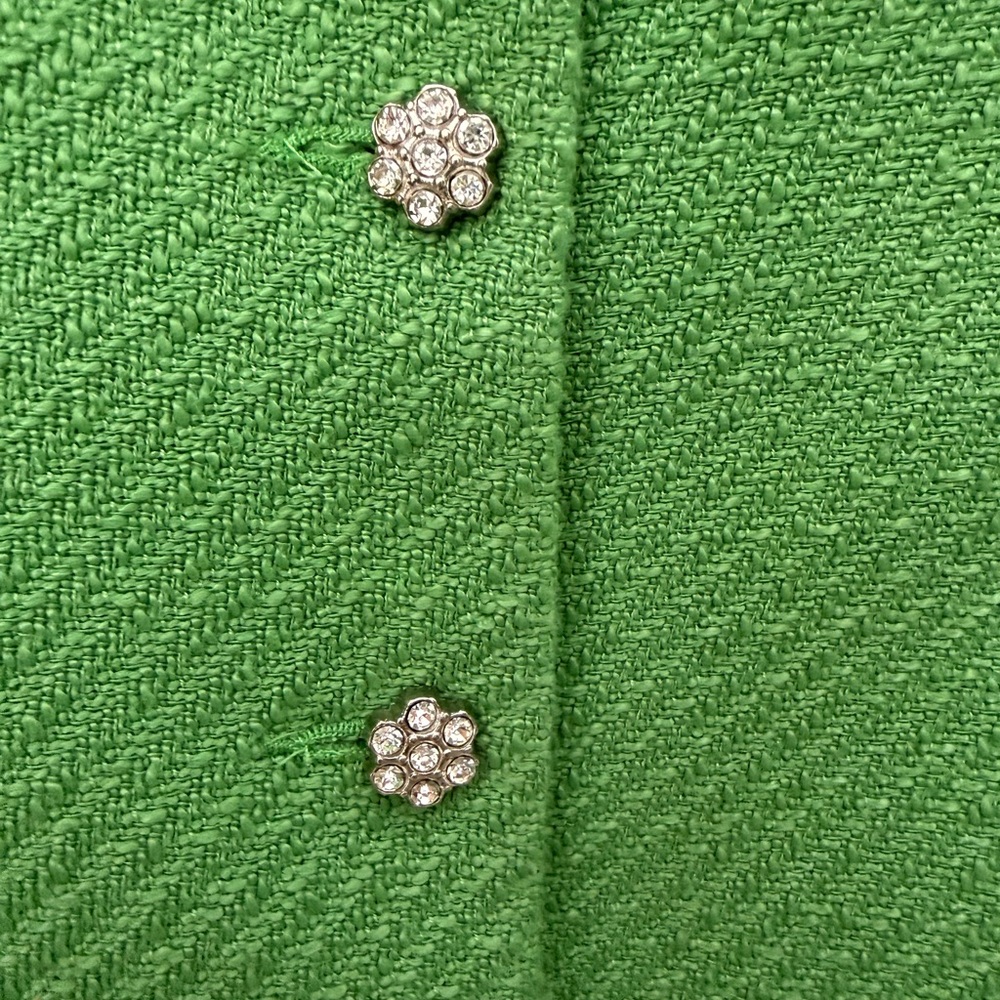 Zara Women's Green Cropped Blazer - Picture 2 of 7